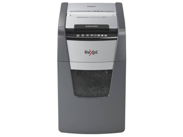 Distruggidocumenti uso moderato Optimum AutoFeed+ 130X EU Rexel - P-4 - 44 L - taglio a frammenti 4x28 mm 2020130XEU