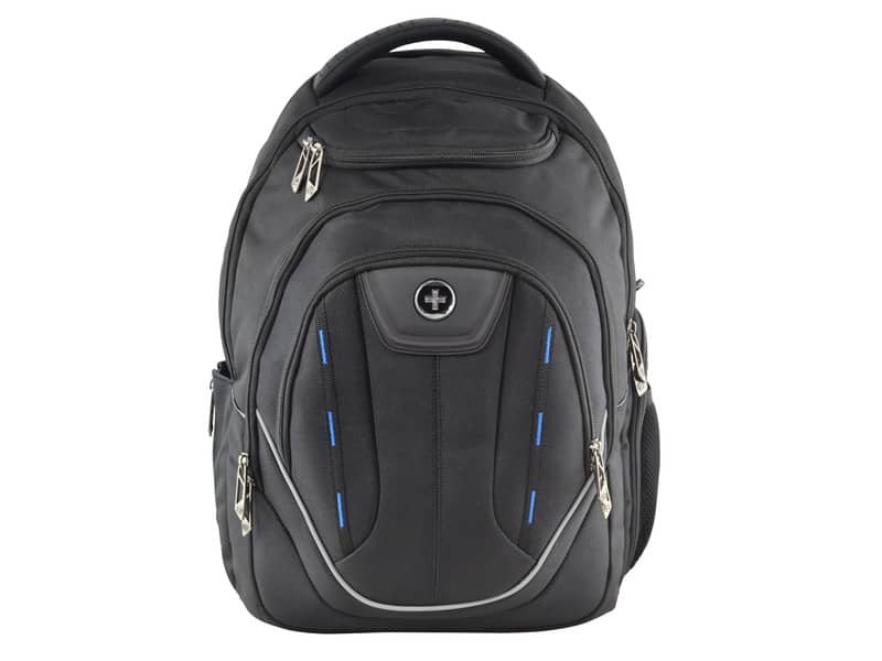 Zaino Terabyte Swiss Digital Design 3 scomparti 48×33,5×24,5 cm capienza 37 L – nero –  f000001