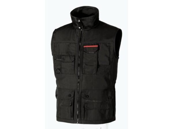 Gilet multitasche da lavoro First U-Power nero carbone - Taglia L SY004BC FIRST L