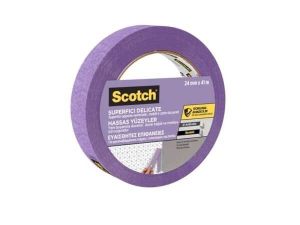 Nastro di mascheratura per superfici delicate Scotch© 2080 24 mm x 41 m viola - 7100289894