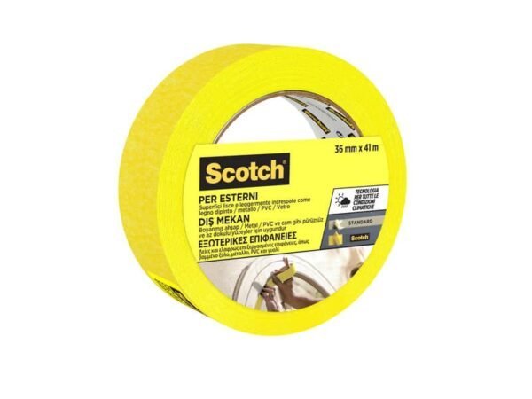 Nastro di mascheratura per superfici esterne Scotch© 2097 36 mm x 41 m giallo 2097IGT36