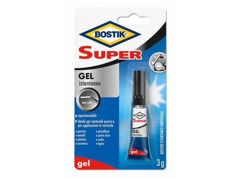 Adesivo invisibile Bostik Super Gel istantaneo – tubetto 3 gr D2740