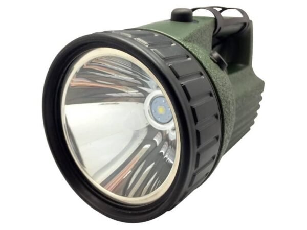 Torcia ricaricabile CFG Estreme Led waterproof IP44 LED 10W nero/verde Luce quadra - EL041