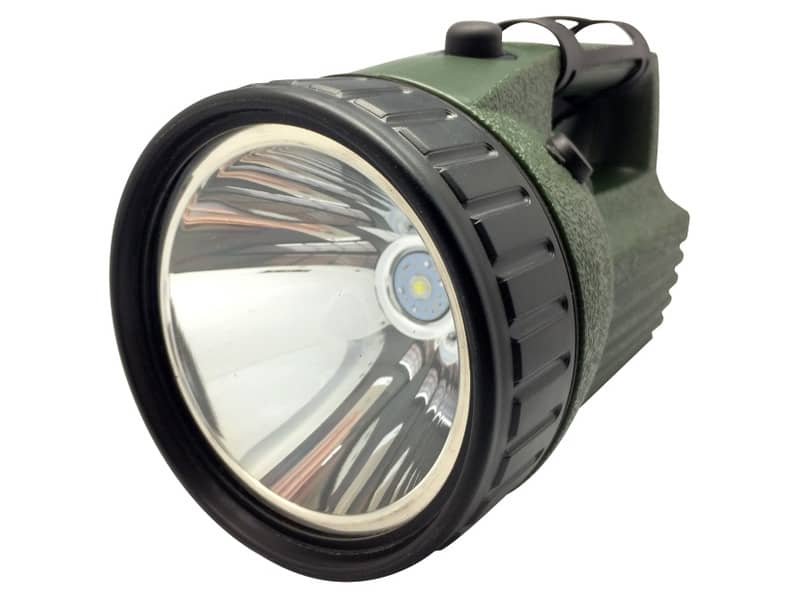 Torcia ricaricabile CFG Estreme Led waterproof IP44 LED 10W nero/verde Luce quadra – EL041
