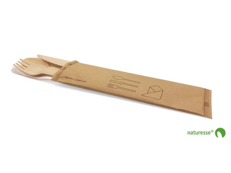 Set posate in legno monouso Scatolificio del G…
