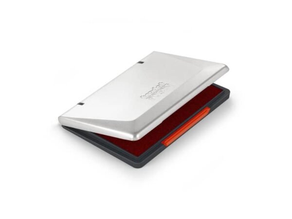 Cuscinetti in feltro per timbri Trodat 9052M - 11x7 cm rosso - coperchio in metallo - 151711