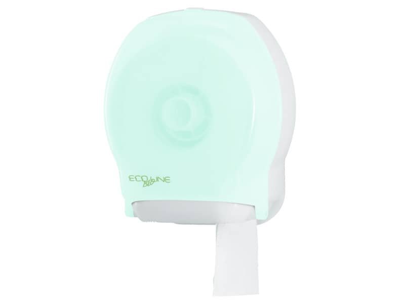 Mini distributore di carta igienica Hylab Jumbo Ecoline Beeo 22,5×12,5×27 cm verde opalino – E-TO/2S-S