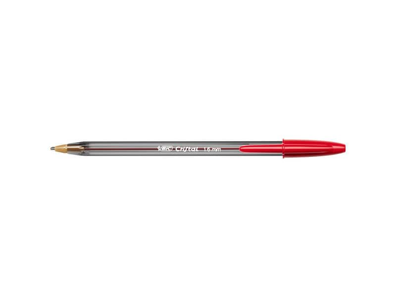 Penna a sfera BIC Cristal© Large 1,6 mm rosso Conf. 50 pezzi – 951625