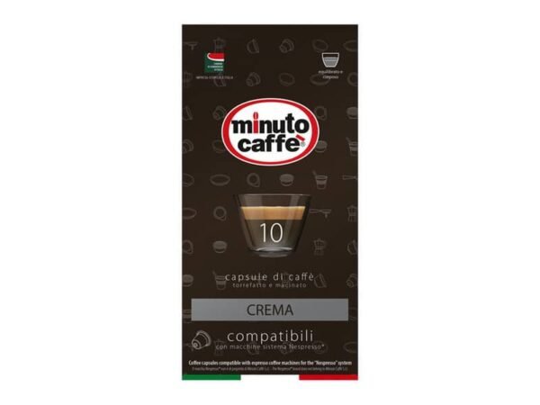 CaffŠ in capsule compatibili Nespresso Minuto caffŠ Espresso love3 crema - astuccio 10 pezzi - 01400