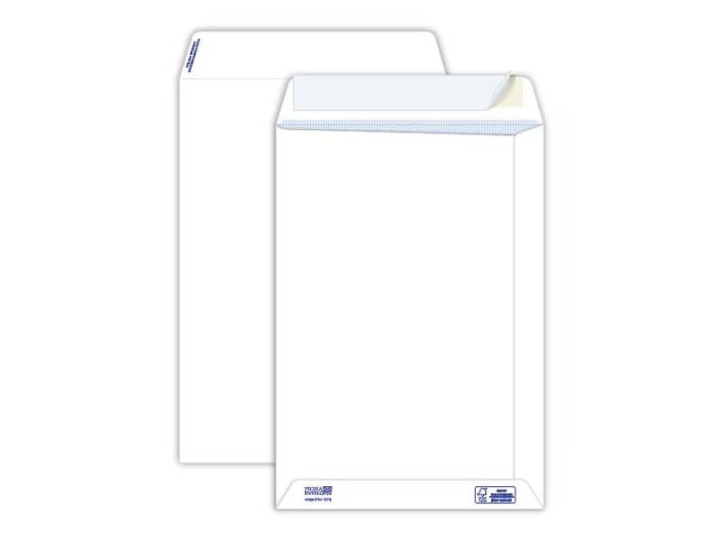 Buste a sacco Pigna Envelopes Competitor Strip 100 g/mý 230×330 mm bianco Conf. da 500 buste – 0029534