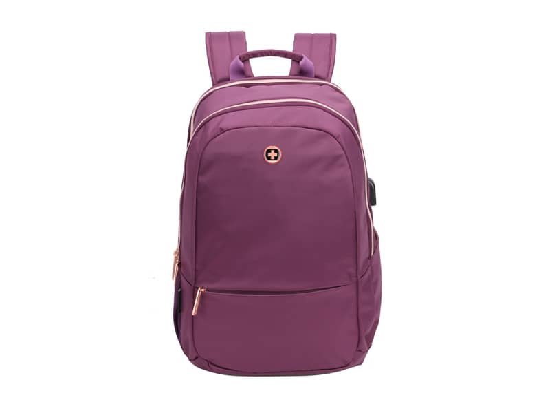 Zaino Effective Swiss Digital Design 2 scomparti 42x29x14 cm capienza 17 L – viola – f000066