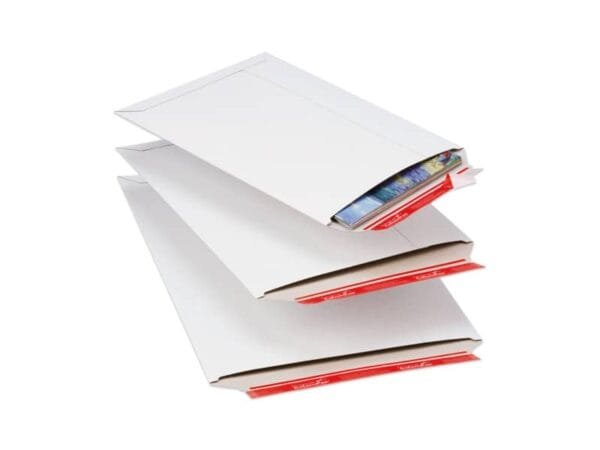 Busta rigida per spedizioni ColomPac in cartone rigido f.to 17,5x25 cm bianco conf. da 20 - CP012.01