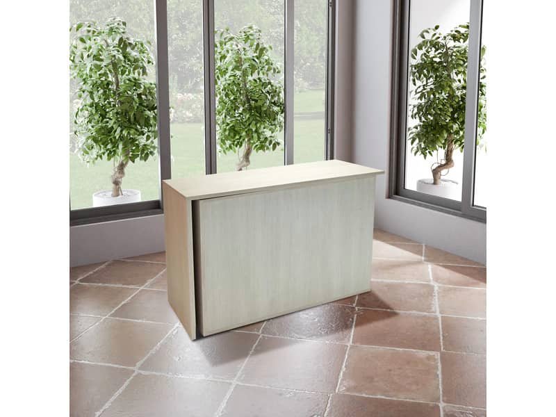 Scrivania a ribalta incassata Frensy 80x22xH.93 cm Bodega 7477-7478