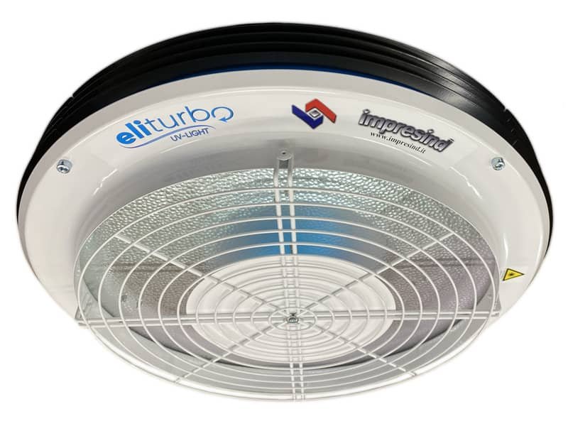 Sanificatore-Miscelatore d’aria con tecnologia UV-C Eliturbo UV-Light grigio – UVL-100