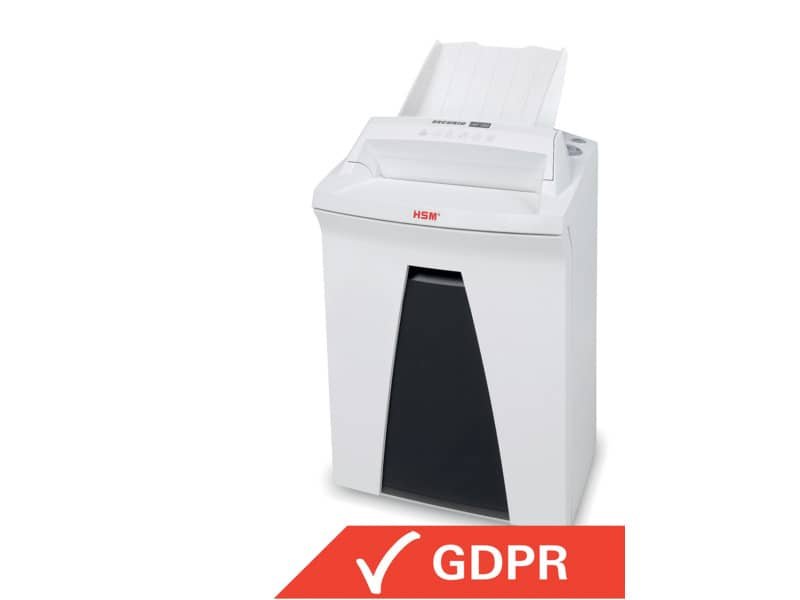 Distruggidocumenti uso frequente HSM SECURIO AF150 P-4 35 L – taglio a frammenti 4,5×30 mm – bianco – 2083111