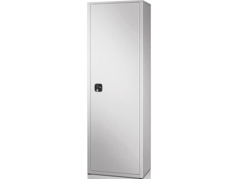 Armadio multiuso 1 porta Tecnical 2 BA-60-PIANI – 4 ripiani 60x41x181,5 cm grigio