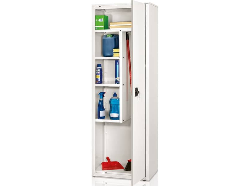 Armadio multiuso 1 porta Tecnical 2 BA-60-TRA – con divisore verticale 60x41x181,5 cm bianco