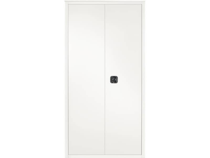 Armadio multiuso a porte battenti Tecnical 2 BA-90-PIANI – 4 ripiani 90x41x181,5 cm bianco