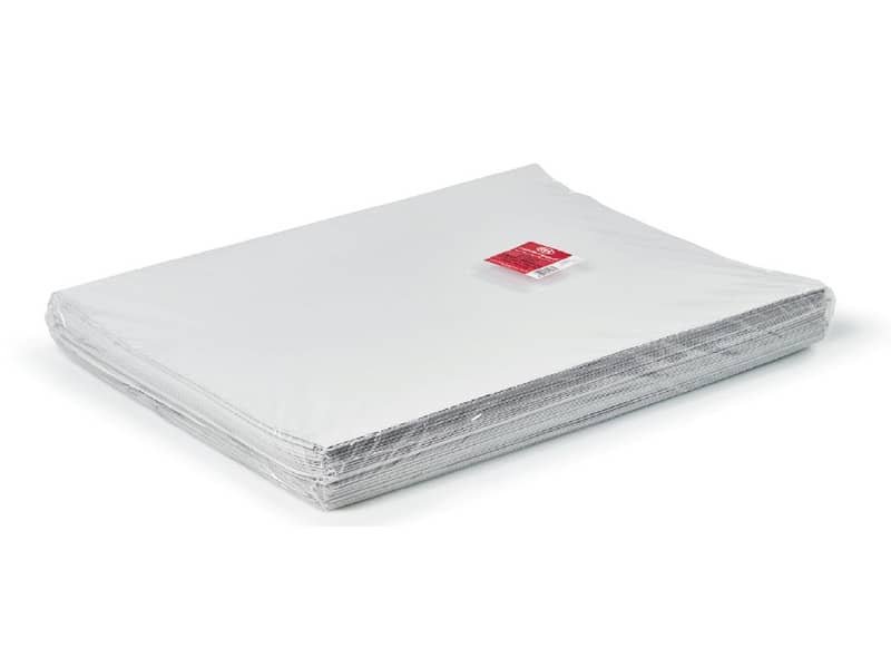Carta da pacco Rex-Sadoch 100×140 cm 80 g/mý – Kraft bianco – Conf. 50 fogli piegati 50×35 cm – CK50W-BIA