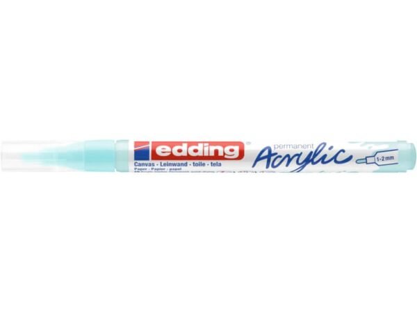 Marcatore acrilico Edding 5300  - punta tonda 1-2 mm tratto fine - azzurro pastello - E-5300 916
