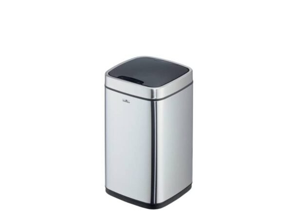 Cestino con sensore DURABLE NO TOUCH argento metallizzato - capienza 12 Lt - 3421-23