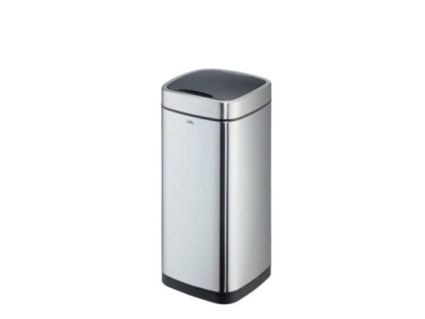 Cestino con sensore DURABLE NO TOUCH argento metallizzato - capienza 35 Lt - 3423-23