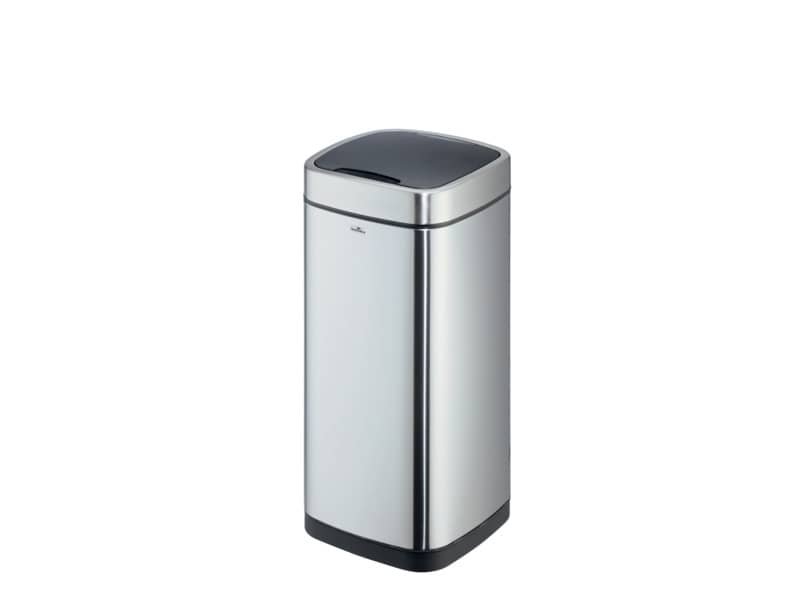 Cestino con sensore DURABLE NO TOUCH argento metallizzato – capienza 35 Lt – 3423-23