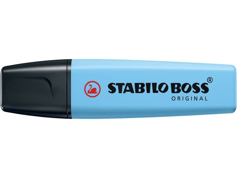 Evidenziatore Stabilo Boss Original Pastel 2-5 mm – azzuro cielo 70/112