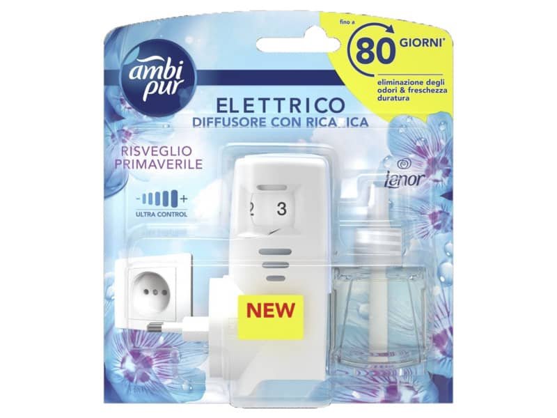Starter Kit diffusore elettrico pi— ricarica Ambi Pur Lenor 20 ml Risveglio primaverile – AH95