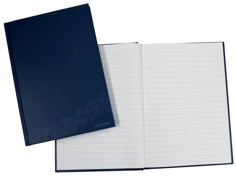 Quaderno 70 g/mý A5 Donau tinta unita blu a righe 330327010