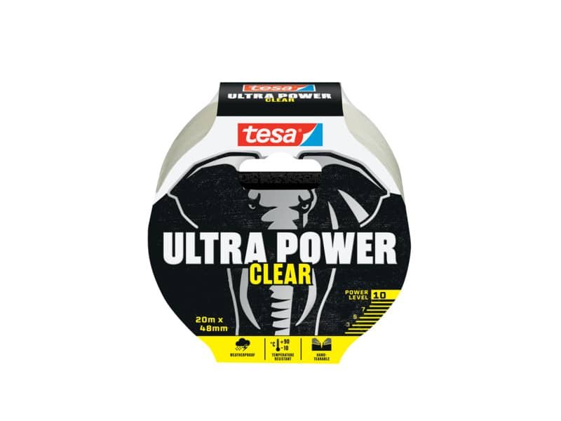 Nastro adesivo tesa Ultra Power Clear Repairing in polietilene trasparente 48 mm x 20 m – 56497-00000-00