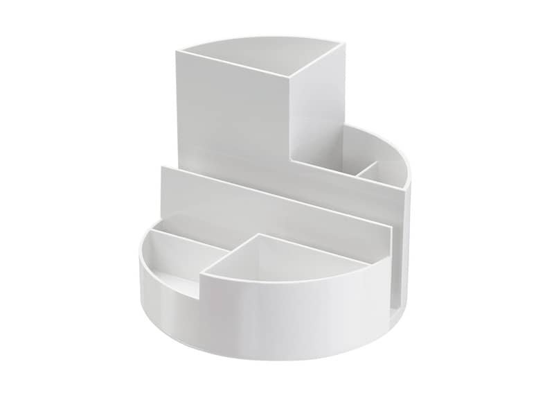 Portaoggetti Maul MAULRoundBox – riciclato bianco –  14 cm h.12,5 cm Z710011