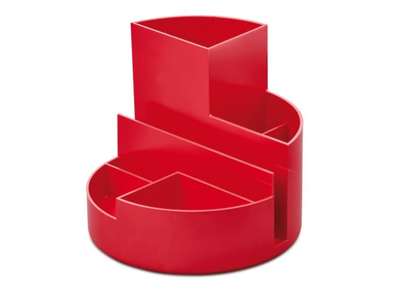 Portaoggetti Maul MAULRoundBox – riciclato rosso –  14 cm h.12,5 cm Z710016