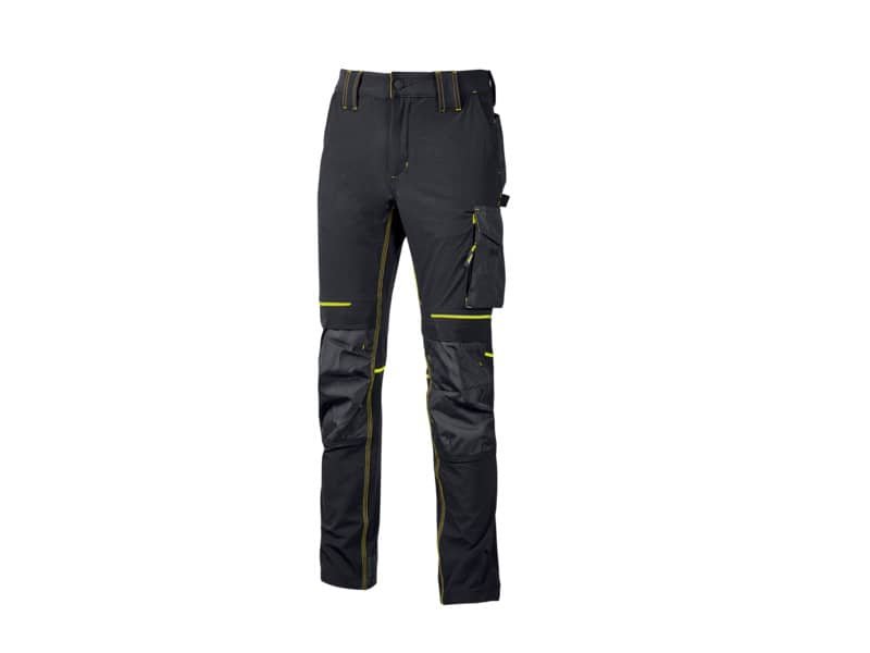 Pantalone da lavoro U-Power ATOM Black Carbon – taglia XL PE145BC-XL