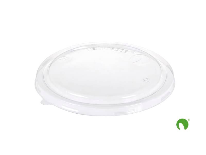 Coperchio Bio in PLA Scatolificio del Garda Nature Works  190 mm trasparente per per contenitore S120 – conf. 50 pz 17592