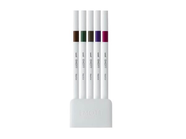 Fineliner Uni Emott  - 0,4 mm - vintage color conf. 5 pezzi - M PEM-SY 5C 3