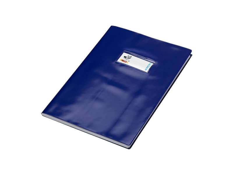 Copriquaderno con etichetta – Coprimaxi Beat A4 in PVC laccato spessore 180 ?m CoLibr blu – PF02020105