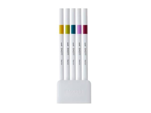 Fineliner Uni Emott  - 0,4 mm - retr• color conf. 5 pezzi - M PEM-SY 5C 8