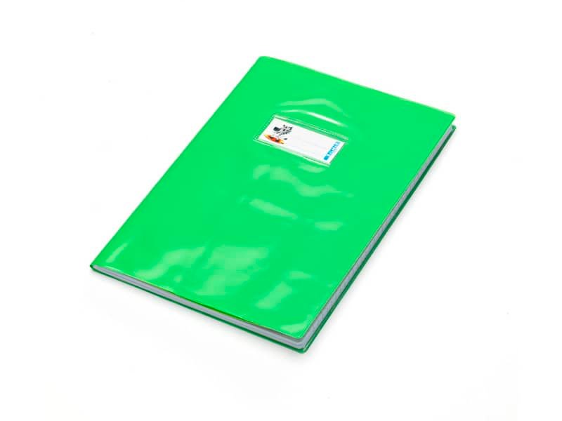 Copriquaderno con etichetta – Coprimaxi Beat A4 in PVC laccato spessore 180 ?m CoLibr verde chiaro – PF02020114