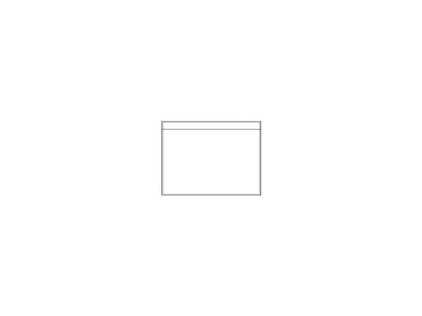 Buste adesive sul retro Methodo C6 trasparente - 162x120 mm - conf. 1000 pezzi - X100604