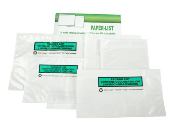 Buste adesive in carta ecologica Methodo C5 trasparenti - 228x165 mm conf. 250 pezzi - X101502