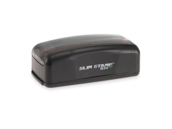 Timbro di testo preinchiostrato tascabile Trodat Slim Stamp 1854  Z style - 16x52 mm 103226