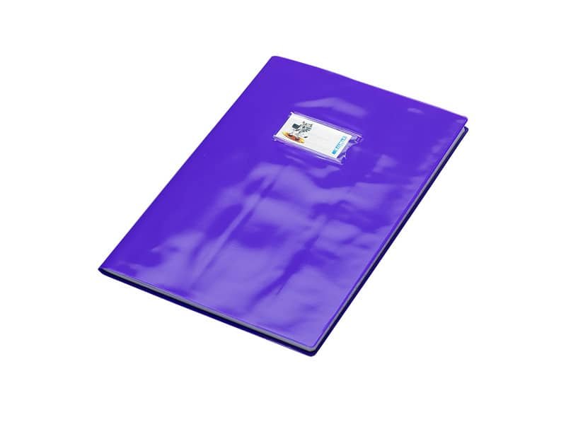 Copriquaderno con etichetta – Coprimaxi Beat A4 in PVC laccato spessore 180 ?m CoLibr viola – PF02020115
