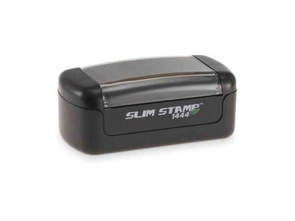 Timbro di testo preinchiostrato Trodat tascabile - Slim Stamp 1444 compatibile Brother - 12x41 mm - 147620