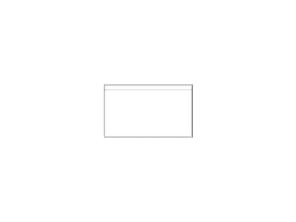Buste adesive sul retro Methodo DL trasparente - 228x120 mm - conf. 1000 pezzi - X100004