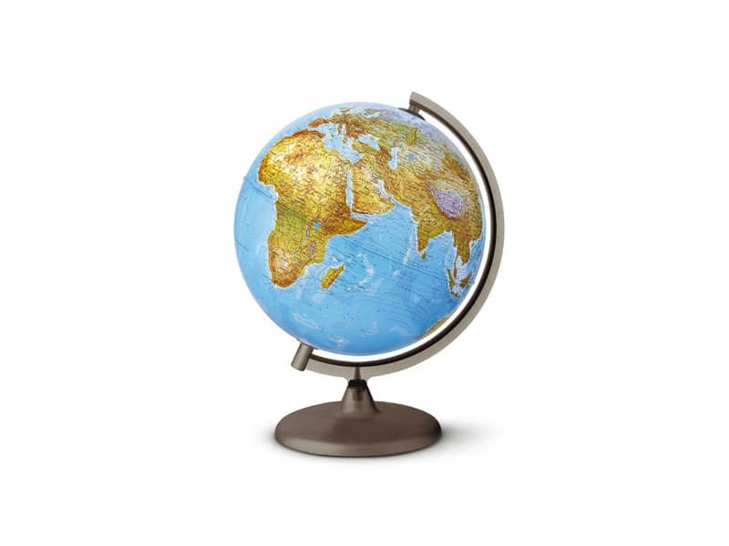 Globo geografico con luce CWR diametro 25 cm 09351