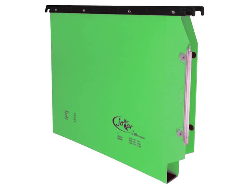 Cartelle sospese orizzontali per armadi Joker interasse 33 cm – fondo a U 3 cm – verde – confezione 25 pezzi