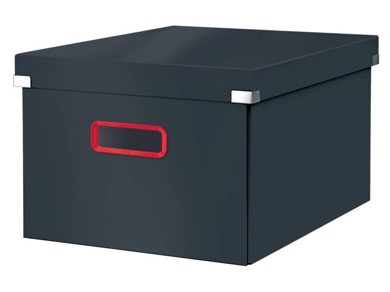 Scatola per archivio Medium Click & Store Cosy – 281x200x370 mm Leitz grigio velluto – 53480089