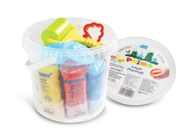 Panetti pasta soffice da modellare Primo Easyd• 100 g - secchiello 10 colori assortiti pi— accessori 294ED10GF