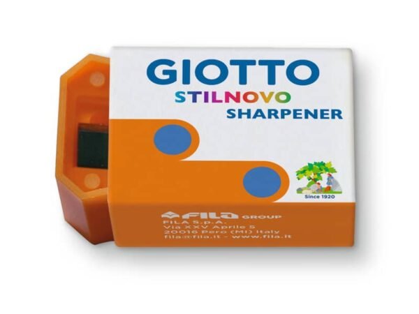 Temperamatite Giotto Stilnovo Sharpener 1 foro - colori assortiti fluo - conf. 60 pezzi - 240000